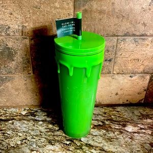 Starbucks 2023 Halloween Glow in the Dark Slime Tumbler.  Brand new.
